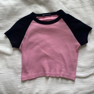 Brandy Melville Bella colorblock t-shirt rare